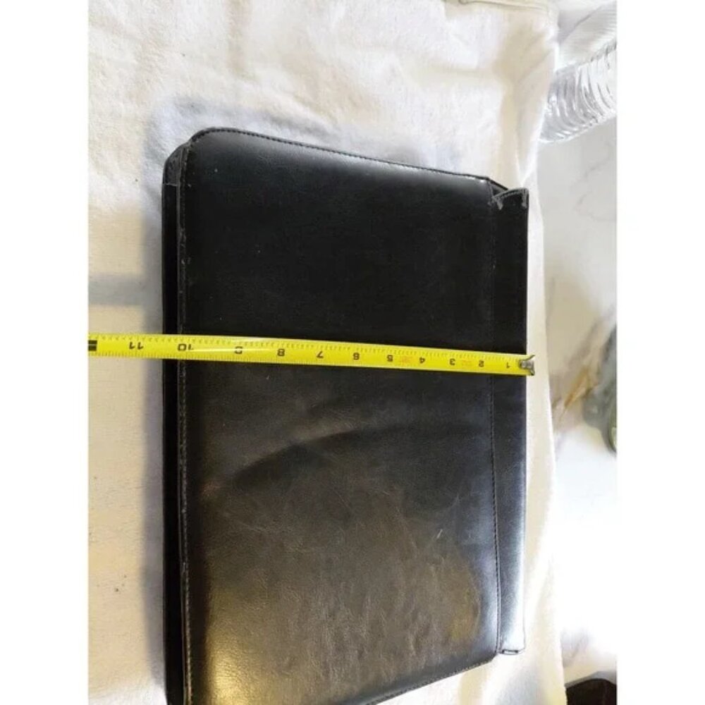vintage Bellerose Faux Leather briefcase portfolio 80s classic Missing Strap - Picture 15 of 16